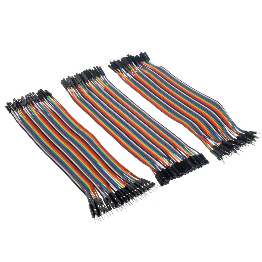 Jumper Wires Male To Male, Male To Female, Female To Female/ Breadboard Jumper Wires (40+40+40)